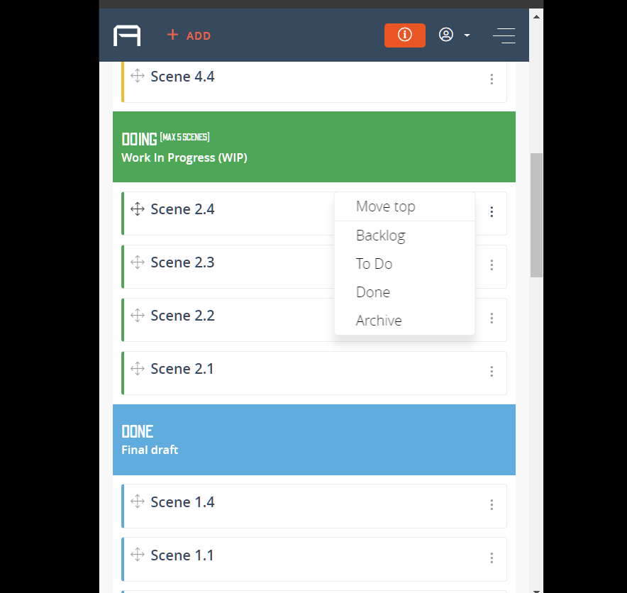 Important monthly updates - Kanban Board for mobile - May-June 2020 15