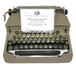 Our first Asengana giveaway – win a 1940 Corona Flat Top typewriter